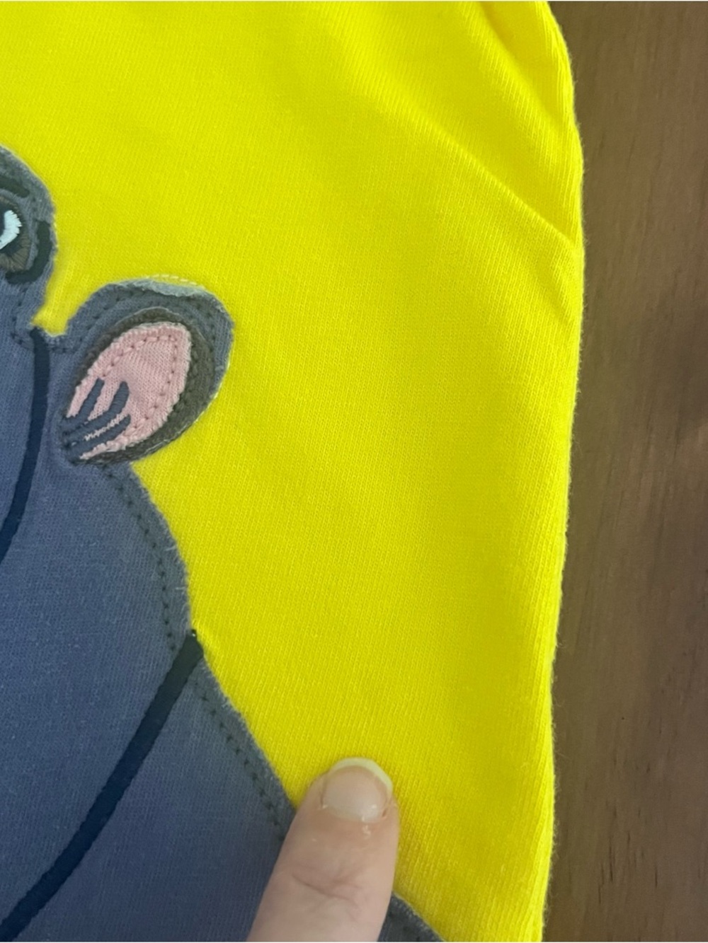 Mini Boden (7|8y) Hippo Appliqué Tee - Picture 7 of 12
